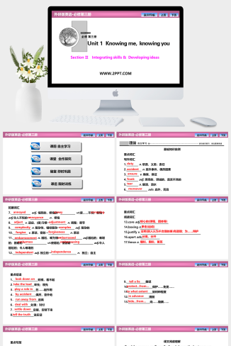 Unit 1  Section Ⅱ　Integrating skills &  Developi