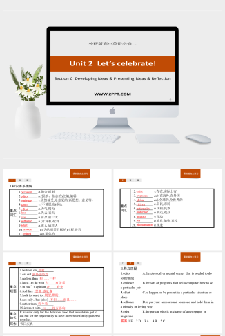 Unit 2　Section C　Developing ideas & Presenting i