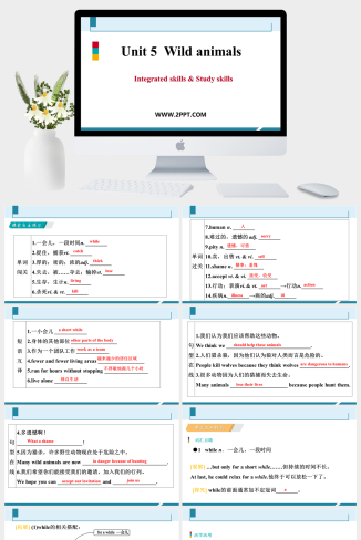 Unit 5《Wild animals》Period 4(4)-英语课件