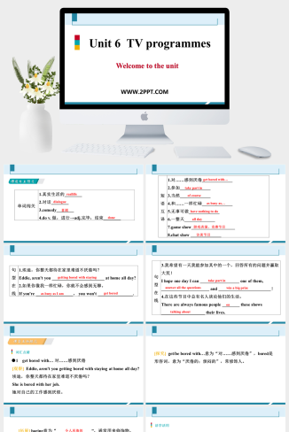 Unit 6《TV programmes》Period 1(3)-英语课件