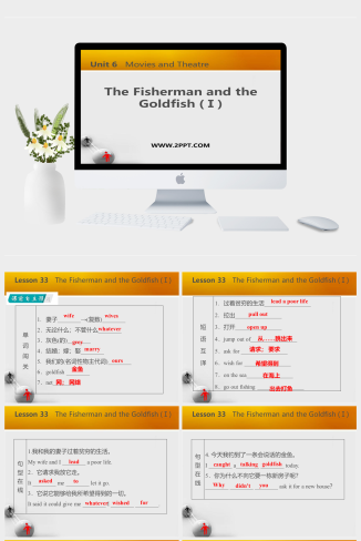 Lesson 33　The Fisherman and the Goldfish (Ⅰ)-英