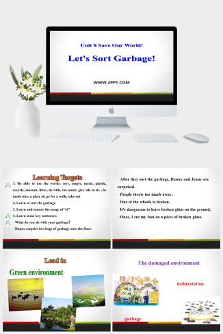 Lesson 45Let's Sort Garbage-英语课件