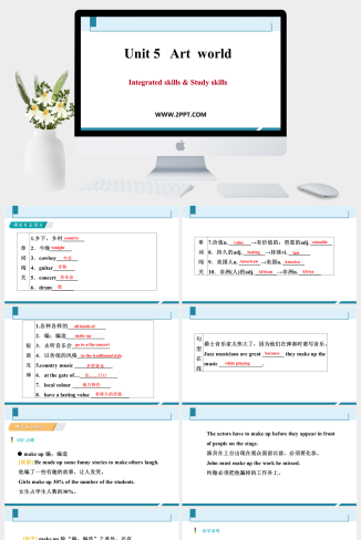 Unit 5《Art world》Period 4-英语课件