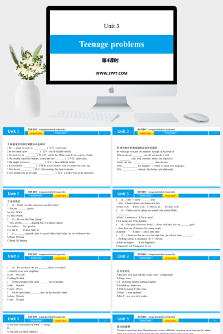 Unit 3Teenage problems4-英语课件