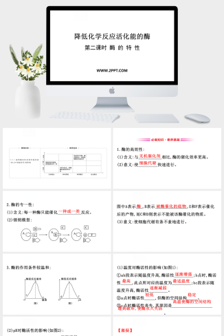 人教版高中生物必修一《第2课时 酶的特性》课件PPT模