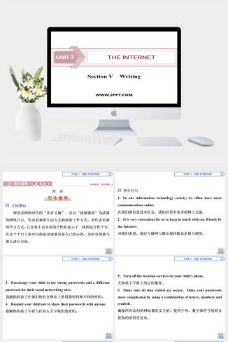 5　UNIT 3　 Section Ⅴ　Writing-英语课件