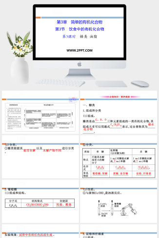 鲁科版高中化学必修二《第3课时　糖类  油脂》课件PPT