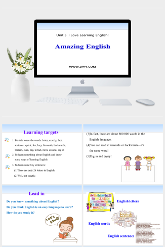 Lesson 27 Amazing English-英语课件