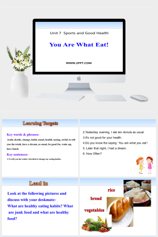 Lesson 37 You Are What You Eat-英语课件