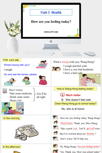 3How are you feeling today？-英语课件
