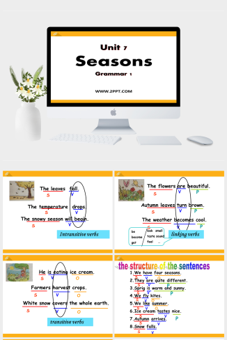 牛津译林版八年级上册Unit 7《Seasons》（grammar 1）课件