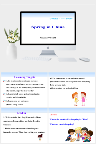 Lesson 36 Spring in China-英语课件