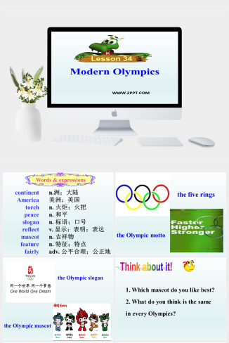 3Modern Olympics-英语课件