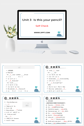 Unit 3  Is this your pencil(1)-英语课件