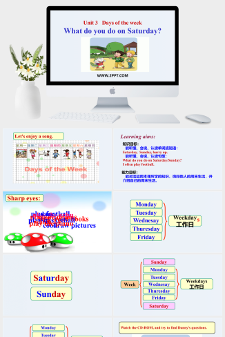 2What do you do on Saturday-英语课件