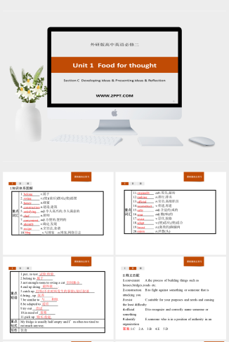 Unit 1　Section C　Developing ideas & Presenting i