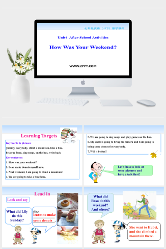 Lesson 24 How Was Your Weekend-英语课件