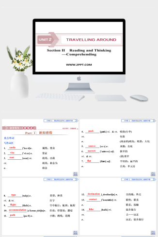 2　 UNIT 2　Section Ⅱ　Reading and Thinking—Comp