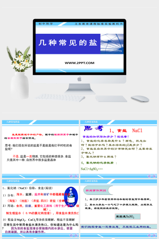 北京课改版九年级下册化学《几种常见的盐 》课件PPT模
