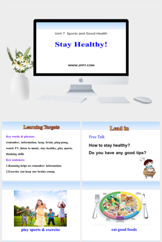 Lesson 38 Stay Healthy-英语课件