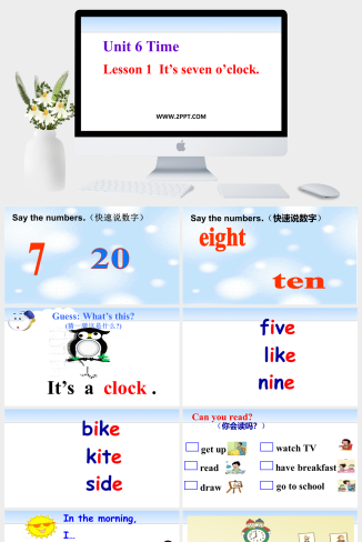 3It’s seven o’clock-英语课件