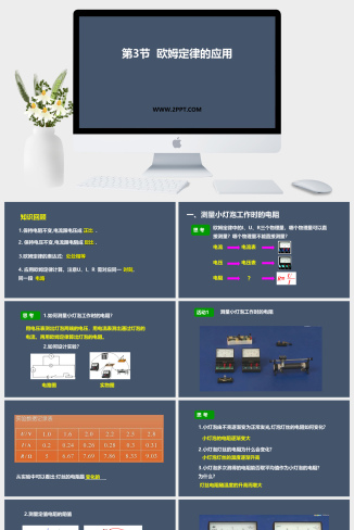 粤沪版九年级上册物理《14.3 欧姆定律的应用》课件PPT