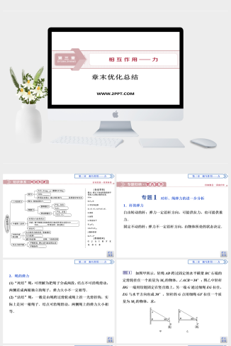 人教版高中物理必修一《6 章末优化总结》课件PPT模板