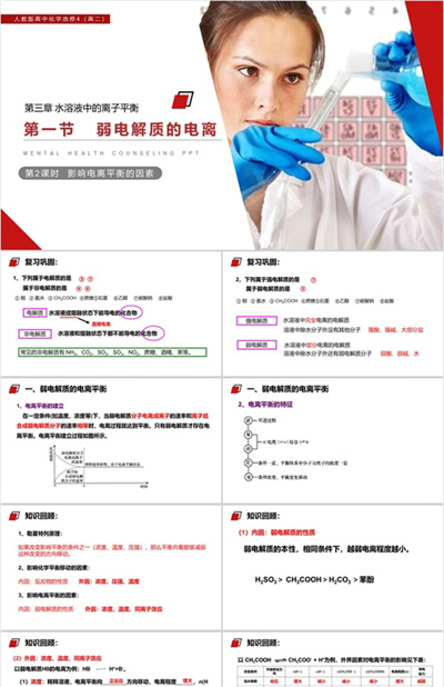 《弱电解质的电离》人教版高中化学选修4PPT课件（第2课