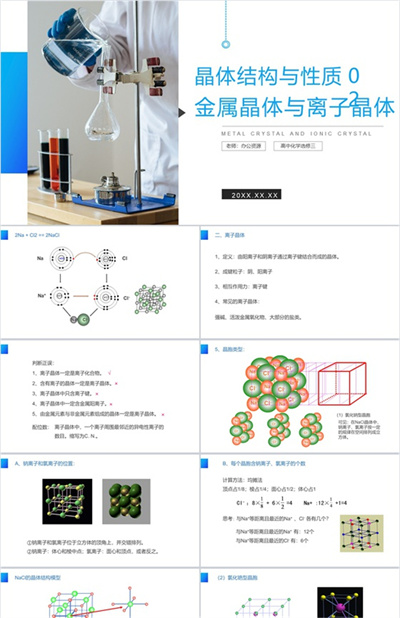 《金属晶体》高二上册化学选修三PPT课件（第2课时）