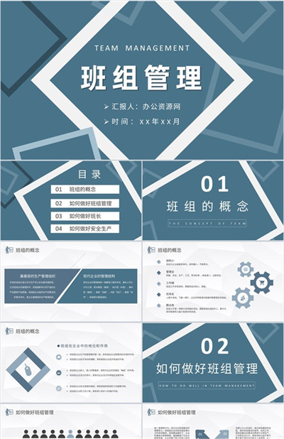 企业班组管理创新方案和措施培训生产管理工作汇报PPT