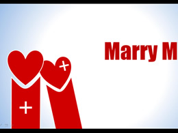 《Marry Me》PPT歌词文字超级动画