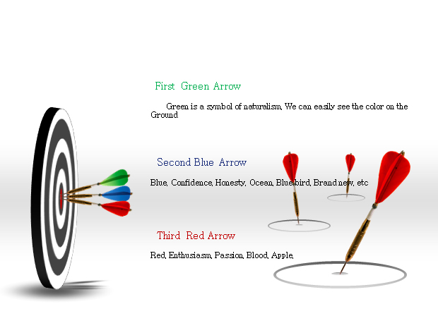 飞镖镖盘镖靶PPT素材2