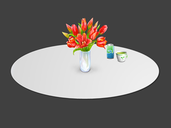 旋转的餐桌ppt特效动画模板