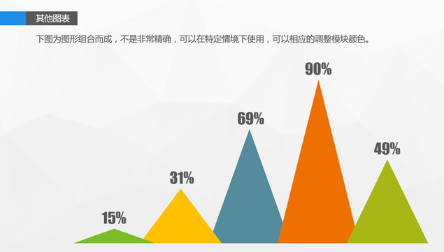 柱形图 饼形图 折线图等50套精美彩色信息图表打包下载