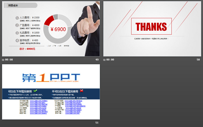 极简框架完整的公司简介PPT模板