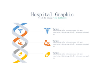 医药医疗卫生相关信息图表ppt模板（7张）