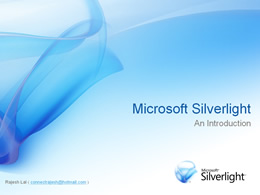 Microsoft Silverlight微软产品ppt模板