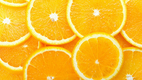 美味黄柠檬PPT背景图片