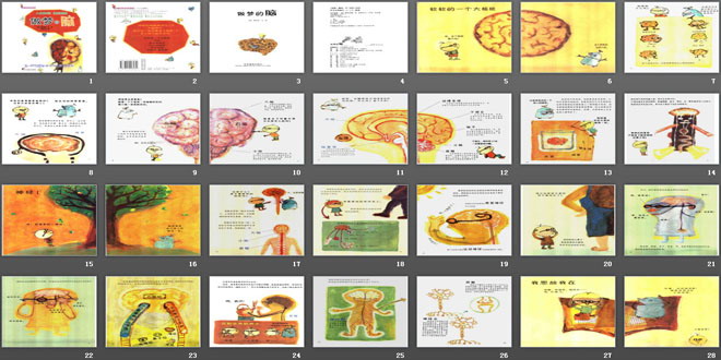 《做梦的脑》绘本故事PPT