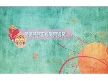 Happy Easter复活节快乐PPT模板下载