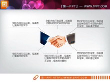 蓝色动态扁平化工作汇报PPT图表大全